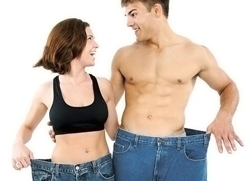 the result of losing weight women and men