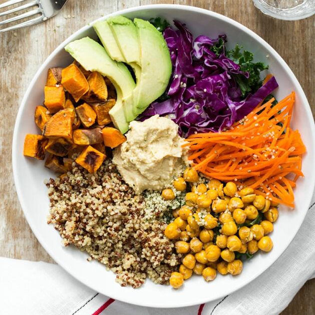 Nut with vegetables