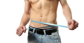 Man without a belly