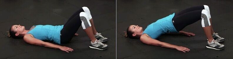 Gluteal bridge